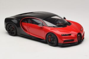 Bugatti Chiron Sport Italian Red & Carbon AUTOart 1:18 70996 Composiet — afbeelding 6 van 8