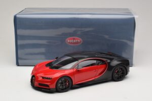 Bugatti Chiron Sport Italian Red & Carbon AUTOart 1:18 70996 Composiet — afbeelding 8 van 8