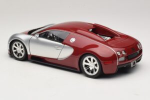 Bugatti Veyron Centenaire Edition Chrome Red Minichamps 1:18 100110851 Metaal — afbeelding 7 van 8