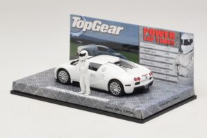 Bugatti Veyron Wit Top Gear Editie Minichamps 1:43 519431100 Metaal — afbeelding 3 van 5
