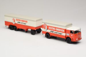 Bussing LU 11/16 Gesloten Aanhanger Dextro Energen Minichamps 1:43 499073940 Metaal — afbeelding 4 van 6