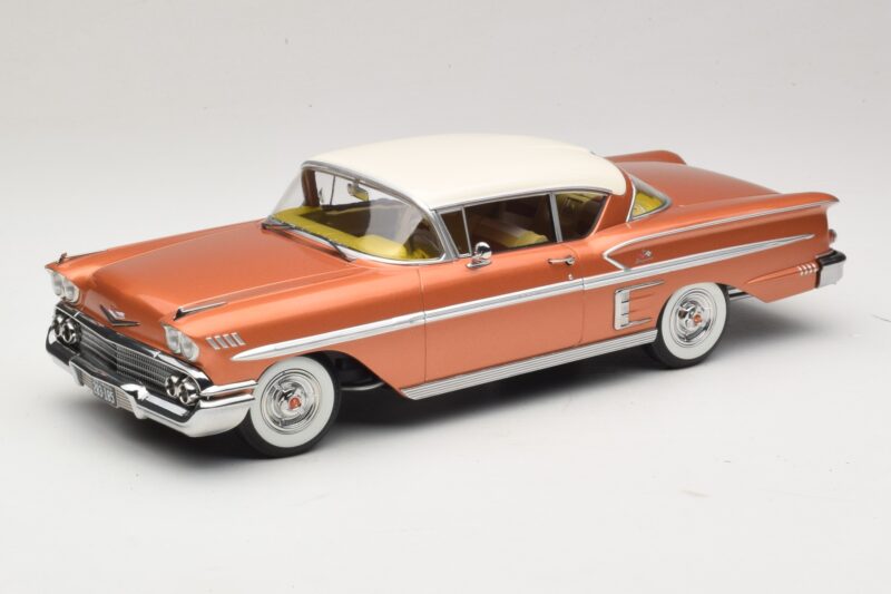 Chevrolet Bel Air Impala Coupe Koper & Crème KK-Scale 1:18 KKDC181591 Metaal