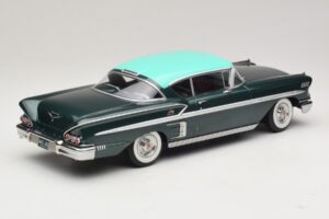 Chevrolet Bel Air Impala Coupe Donkergroen Metallic & Groen KK-Scale 1:18 KKDC181594 Metaal — afbeelding 2 van 6