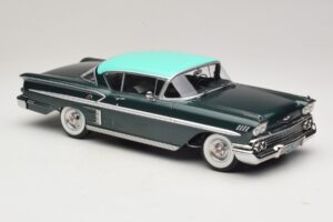 Chevrolet Bel Air Impala Coupe Donkergroen Metallic & Groen KK-Scale 1:18 KKDC181594 Metaal — afbeelding 4 van 6