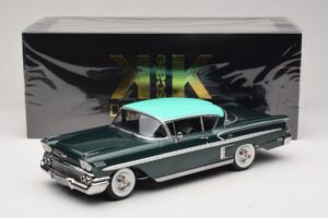 Chevrolet Bel Air Impala Coupe Donkergroen Metallic & Groen KK-Scale 1:18 KKDC181594 Metaal — afbeelding 6 van 6