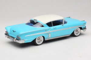 Chevrolet Bel Air Impala Coupe Turquoise & Crème KK-Scale 1:18 KKDC181593 Metaal — afbeelding 2 van 6
