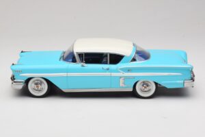 Chevrolet Bel Air Impala Coupe Turquoise & Crème KK-Scale 1:18 KKDC181593 Metaal — afbeelding 3 van 6
