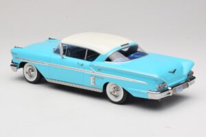 Chevrolet Bel Air Impala Coupe Turquoise & Crème KK-Scale 1:18 KKDC181593 Metaal — afbeelding 5 van 6