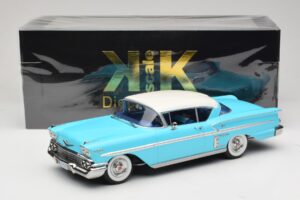 Chevrolet Bel Air Impala Coupe Turquoise & Crème KK-Scale 1:18 KKDC181593 Metaal — afbeelding 6 van 6
