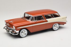 Chevrolet Bel Air Nomad Bruin Metallic & Crème KK-Scale 1:18 KKDC181294 Metaal