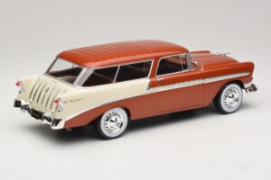 Chevrolet Bel Air Nomad Bruin Metallic & Crème KK-Scale 1:18 KKDC181294 Metaal — afbeelding 2 van 6