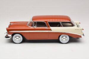 Chevrolet Bel Air Nomad Bruin Metallic & Crème KK-Scale 1:18 KKDC181294 Metaal — afbeelding 3 van 6
