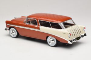 Chevrolet Bel Air Nomad Bruin Metallic & Crème KK-Scale 1:18 KKDC181294 Metaal — afbeelding 5 van 6