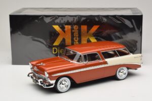 Chevrolet Bel Air Nomad Bruin Metallic & Crème KK-Scale 1:18 KKDC181294 Metaal — afbeelding 6 van 6