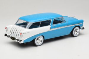 Chevrolet Bel Air Nomad Turquoise & Wit KK-Scale 1:18 KKDC181292 Metaal — afbeelding 2 van 6