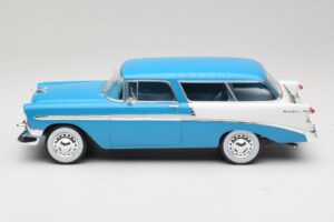 Chevrolet Bel Air Nomad Turquoise & Wit KK-Scale 1:18 KKDC181292 Metaal — afbeelding 3 van 6
