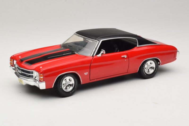 Chevrolet Chevelle SS454 Rood Maisto 1:18 31890-P1 Metaal