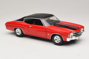 Chevrolet Chevelle SS454 Rood Maisto 1:18 31890-P1 Metaal — afbeelding 6 van 8