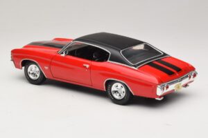 Chevrolet Chevelle SS454 Rood Maisto 1:18 31890-P1 Metaal — afbeelding 7 van 8