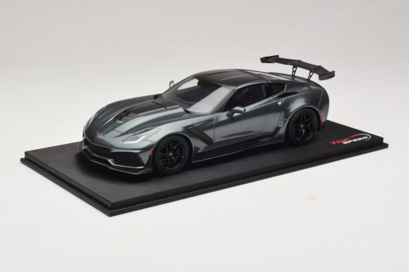 Chevrolet Corvette C7 ZR-1 Shadow Grey Metallic TopSpeed 1:18 TS0148 Hars