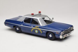 Dodge Monaco Nevada Highway Patrol Blauw & Zilver KK-Scale 1:18 KKDC181155 Metaal — afbeelding 4 van 6