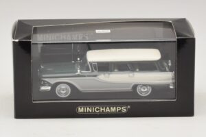 Edsel Bermuda Stationwagon Donkergroen Wit Minichamps 1:43 400082013 Metaal — afbeelding 5 van 5