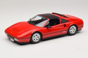 Ferrari 328 GTS Rood Met Zwart Interieur KK-Scale 1:18 KKDC180551 Metaal — afbeelding 2 van 7