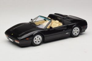 Ferrari 328 GTS US Version Zwart Miami Vice Sonny KK-Scale 1:18 KKDC181702 Metaal