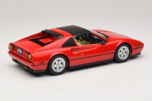 Ferrari 328 GTS US-Versie Rood Beverly Hills Cop II Met Beige Interieur KK-Scale 1:18 KKDC181701 Metaal — afbeelding 3 van 7