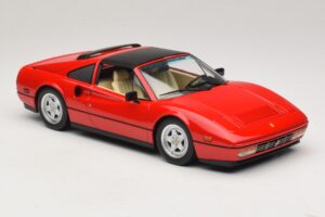 Ferrari 328 GTS US-Versie Rood Beverly Hills Cop II Met Beige Interieur KK-Scale 1:18 KKDC181701 Metaal — afbeelding 5 van 7