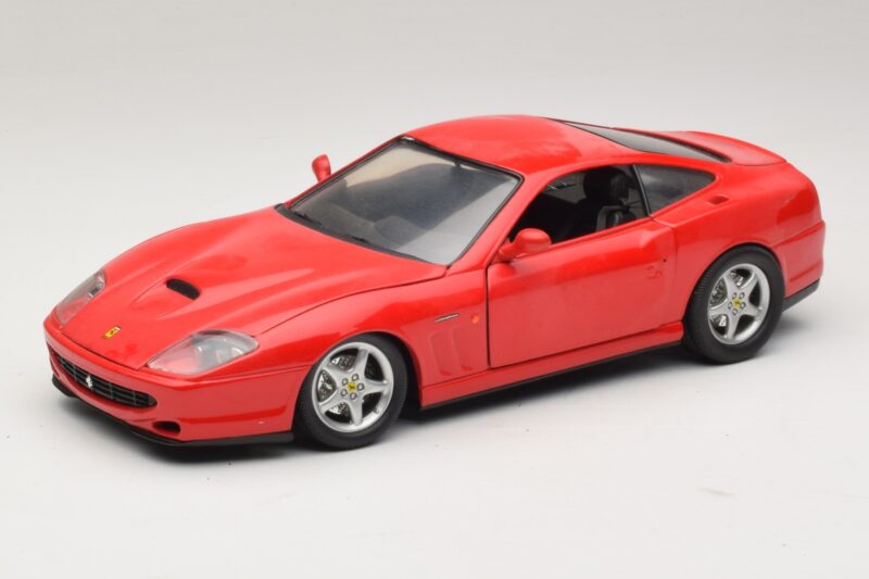 Ferrari 550 Maranello Rood Majorette 1:18 5974 Metaal
