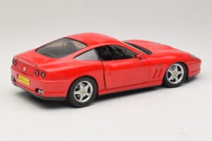 Ferrari 550 Maranello Rood Majorette 1:18 5974 Metaal — afbeelding 3 van 8