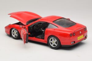 Ferrari 550 Maranello Rood Majorette 1:18 5974 Metaal — afbeelding 5 van 8