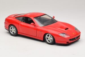 Ferrari 550 Maranello Rood Majorette 1:18 5974 Metaal — afbeelding 6 van 8