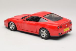 Ferrari 550 Maranello Rood Majorette 1:18 5974 Metaal — afbeelding 7 van 8