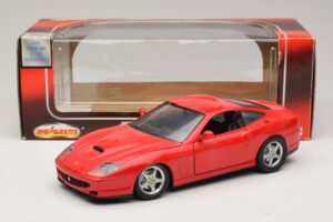 Ferrari 550 Maranello Rood Majorette 1:18 5974 Metaal — afbeelding 8 van 8