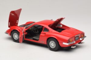 Ferrari Dino 246 Rood Majorette 1:18 5271 Metaal — afbeelding 5 van 8