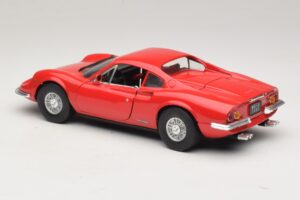 Ferrari Dino 246 Rood Majorette 1:18 5271 Metaal — afbeelding 7 van 8