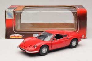 Ferrari Dino 246 Rood Majorette 1:18 5271 Metaal — afbeelding 8 van 8