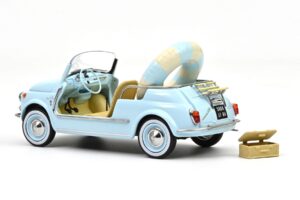 Fiat 500 Jolly Blauw Norev 1:18 187793 Metaal — afbeelding 2 van 5