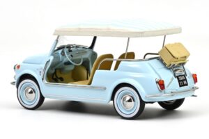 Fiat 500 Jolly Blauw Norev 1:18 187793 Metaal — afbeelding 3 van 5