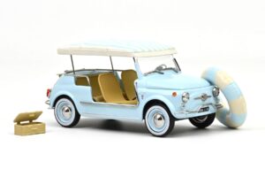Fiat 500 Jolly Blauw Norev 1:18 187793 Metaal — afbeelding 4 van 5