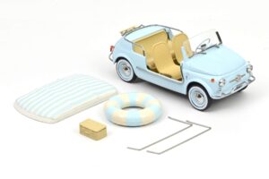 Fiat 500 Jolly Blauw Norev 1:18 187793 Metaal — afbeelding 5 van 5