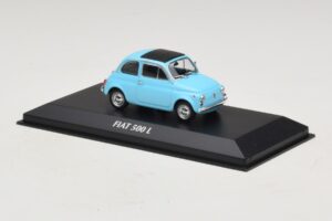 Fiat 500 L Blauw Maxichamps 1:43 940121601 Metaal — afbeelding 3 van 5