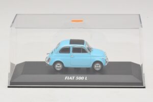 Fiat 500 L Blauw Maxichamps 1:43 940121601 Metaal — afbeelding 4 van 5
