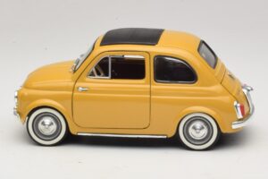 Fiat 500 Geel Solido 1:18 8042 Metaal — afbeelding 4 van 8