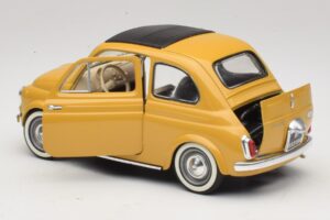 Fiat 500 Geel Solido 1:18 8042 Metaal — afbeelding 5 van 8