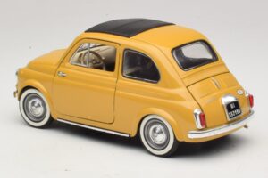 Fiat 500 Geel Solido 1:18 8042 Metaal — afbeelding 7 van 8