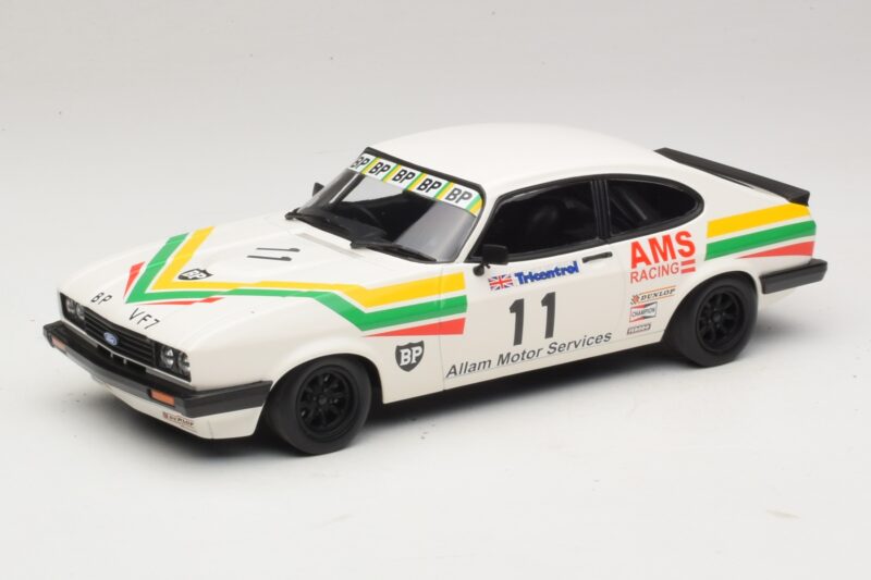 Ford Capri 3.0 #11 Allam Motor Services Silverstone Club Circuit Race BSCC 1979 Minichamps 1:18 155798611 Metaal