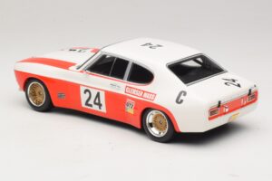 Ford Capri RS 2600 #24 D. Glemser / J. Mass 9 Hours of Kyalami Class Winner 1971 Minichamps 1:18 155718509 Metaal — afbeelding 5 van 6
